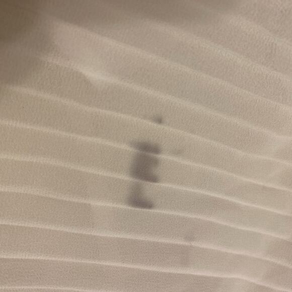 Y2K 2000s ASOS White PlissePleated Women6 Sweetheart Strap Sleeve Midi Anglecore - Picture 11 of 11